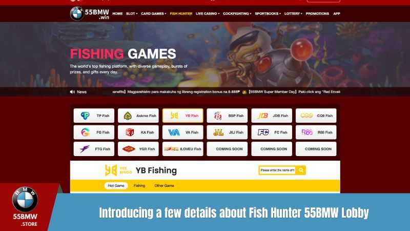 Introducing a few details about Fish Hunter 55BMW Lobby
