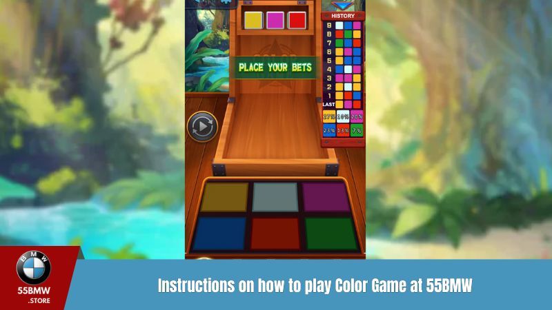 Instructions on how to play Color Game 55BMW