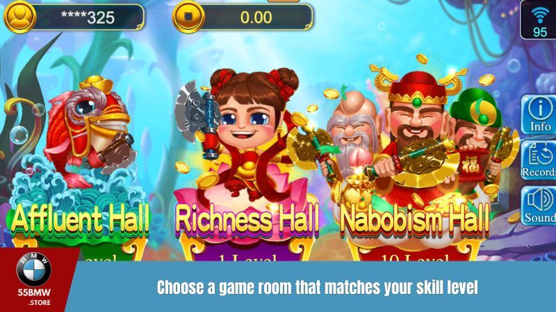 Choose a game room that matches your skill level