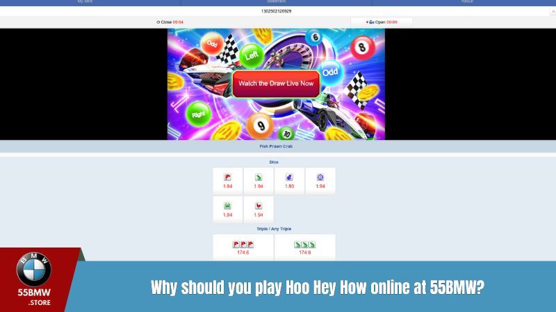 Why should you play Hoo Hey How online at 55BMW?