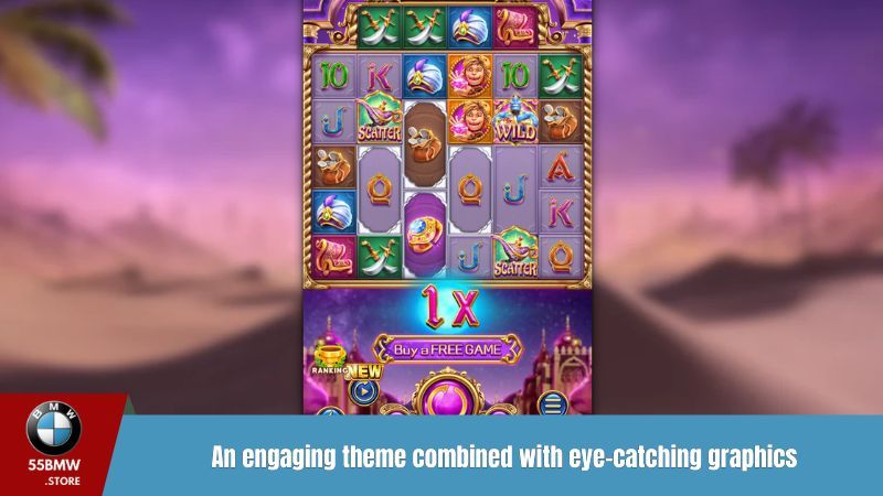 An engaging theme combined with eye-catching graphics