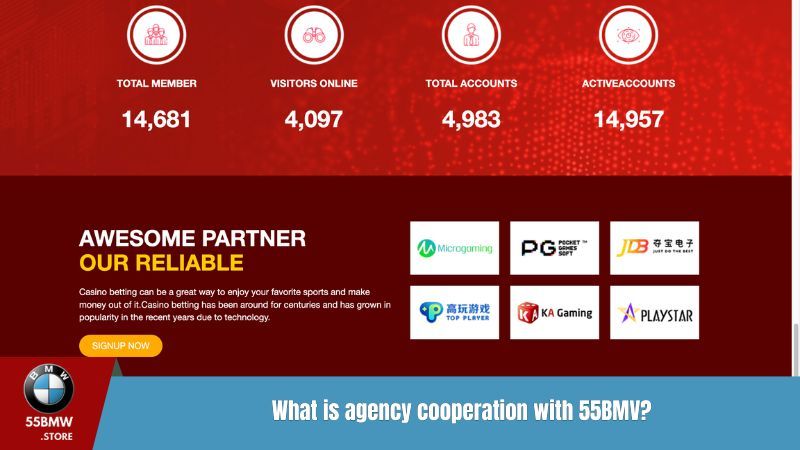 What is agency cooperation with 55BMW?