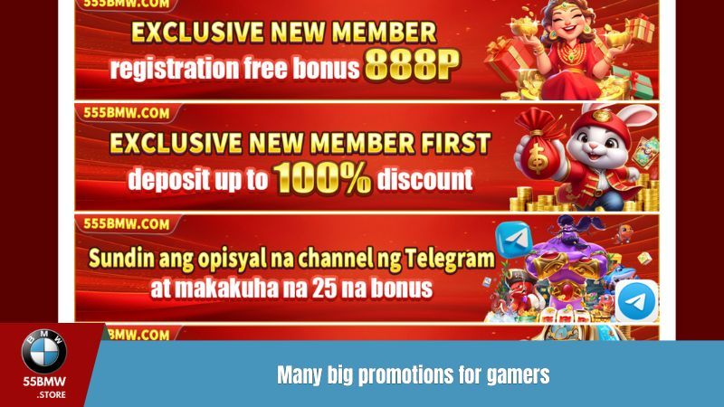 Many big promotions for gamers